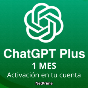 ChatGPT Plus 1 Mes - Activación en su cuenta personal