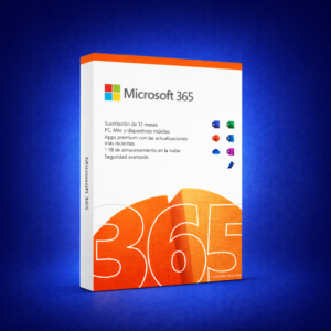 Microsoft 365 - Suscripción 1 Año 5 Dispositivos Mac/Windows/Android